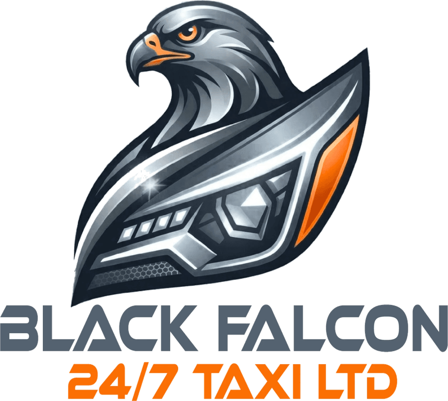 Black Falcon 24/7 Taxi Ltd logo